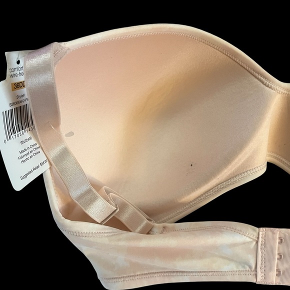 Rene Rofe Pink Triangle Bra Intimates - Picture 3 of 12